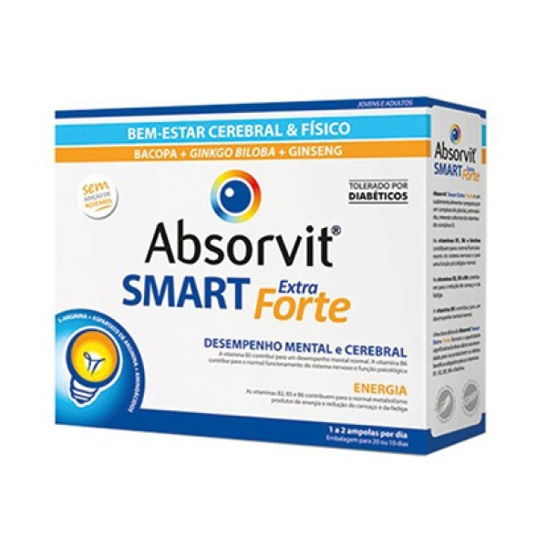 Absorvit Smart Ampolas Extra Forte 10ml x20